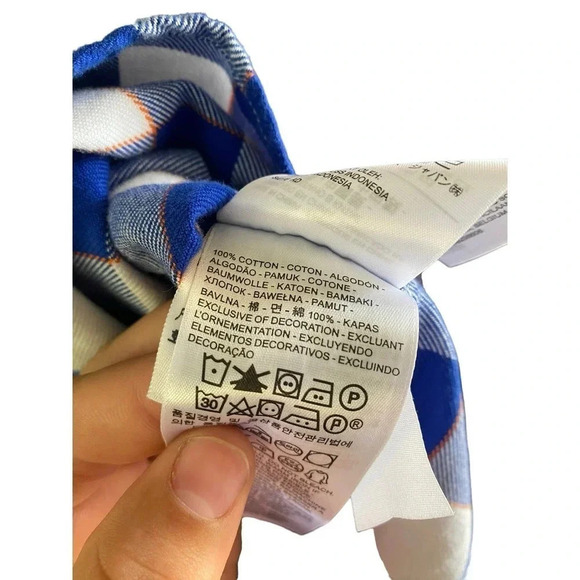 Levi's Women's checked knicks Western Plaid NBA Shirt Size M - Picture 6 of 6